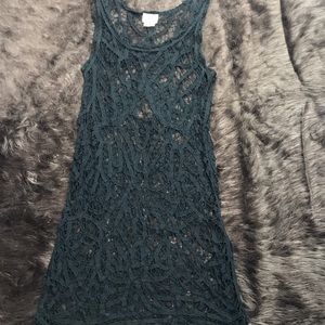 Intimately free people black delicate knit